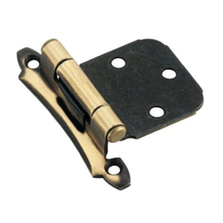 Amerock Self-Closing Variable Overlay Face Mount Hinge - Antique Brass BP7929AE